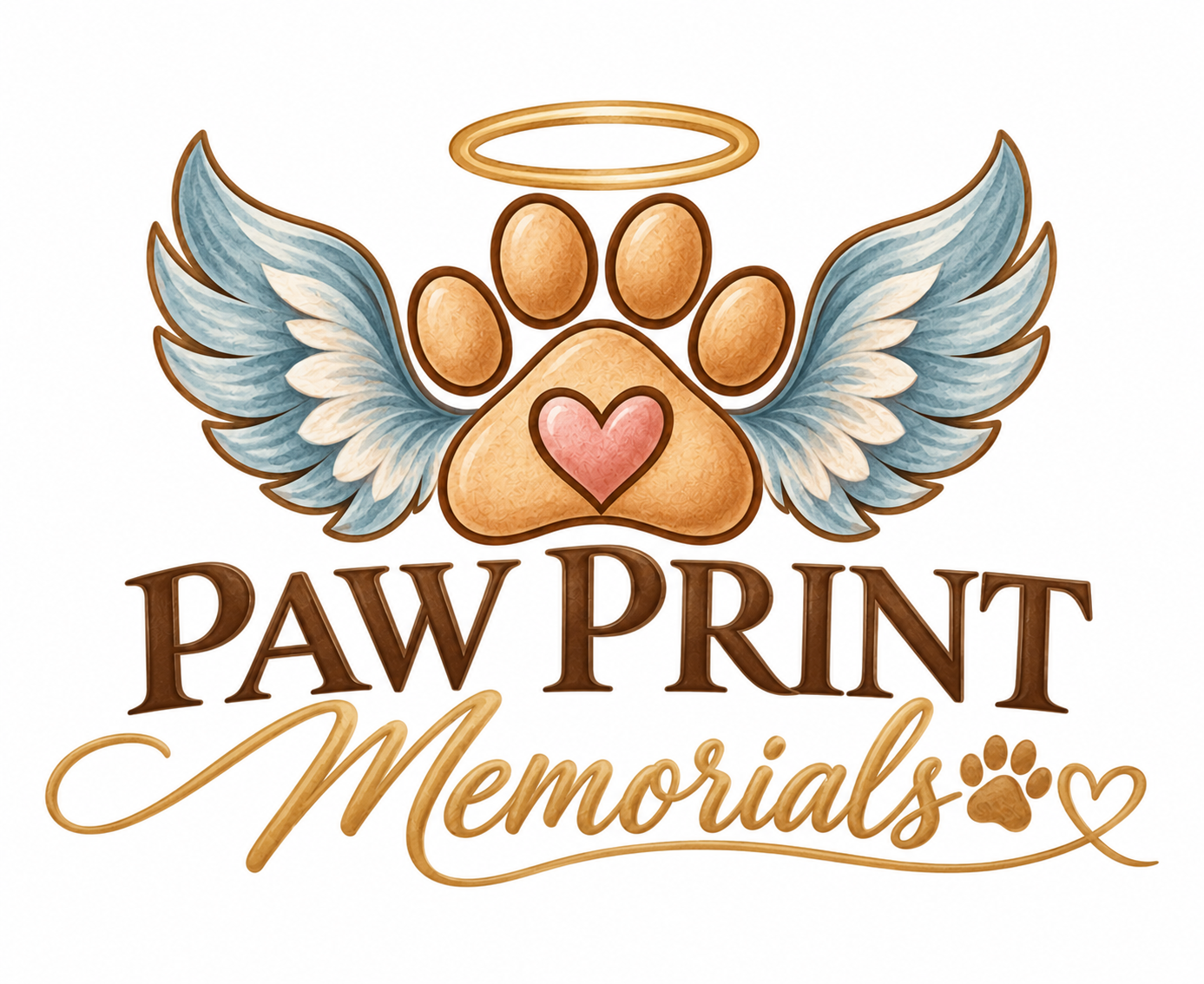 Paw Print Memorials Logo